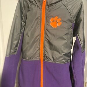 Columbia Purple Jacket with Light Blue Trim